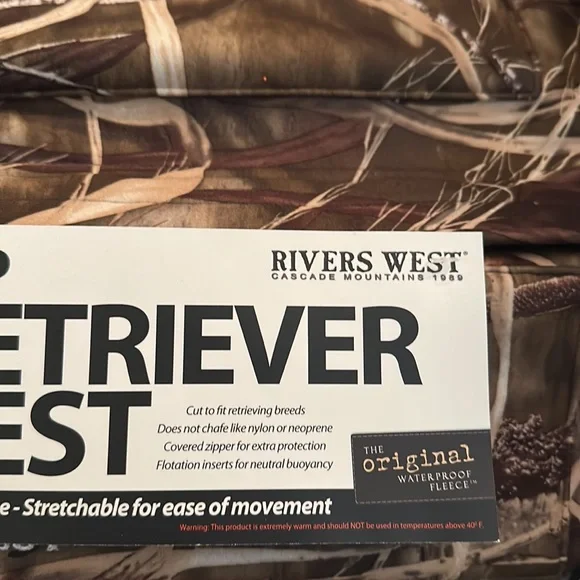 H2P Retriever Vest by Rivers West S - Picture 7 of 15